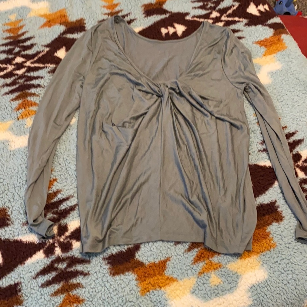 Athleta Knotted Low Back Yoga Athleisure Top